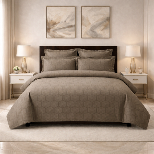 Royal Touch King Size Bedsheet : Chocolate Malt