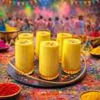 Bhavya Neele Amber 7 piece Thandai Set