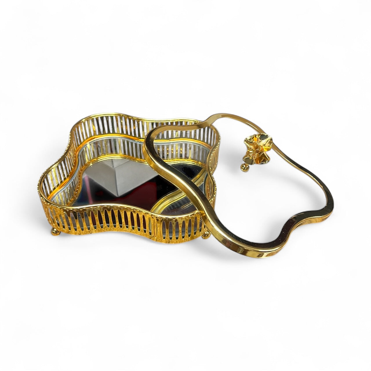 Four Clover German Silver Box