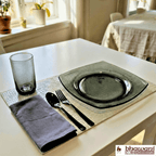 Bhavya Noir Mist Tableware Set