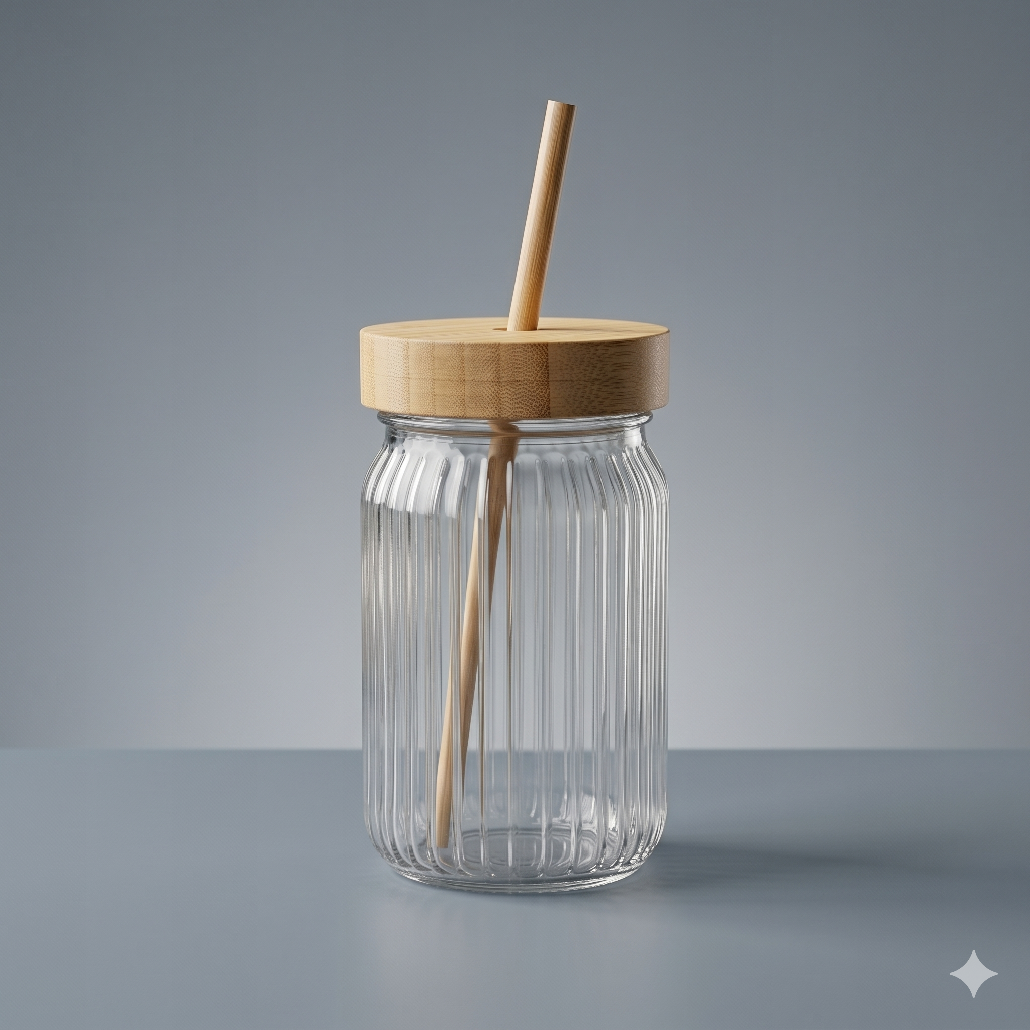 Fluted Glass Tumbler