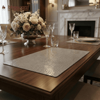 Grey Chiclet Table Mat Set (Set of 6)