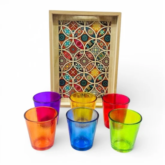 Bhavya Vibrant Thandai 7 pieces Set