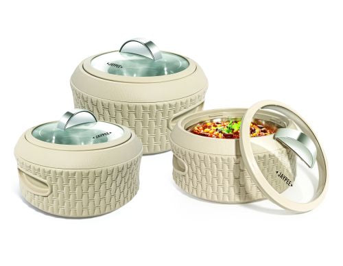 Jaypee Baskerole Klass Casserole Set – 3 Piece Set