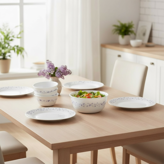 Corelle Lilac Blush 14 Piece Dinner Set