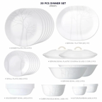 Corelle Frost 30 pieces Dinner Set