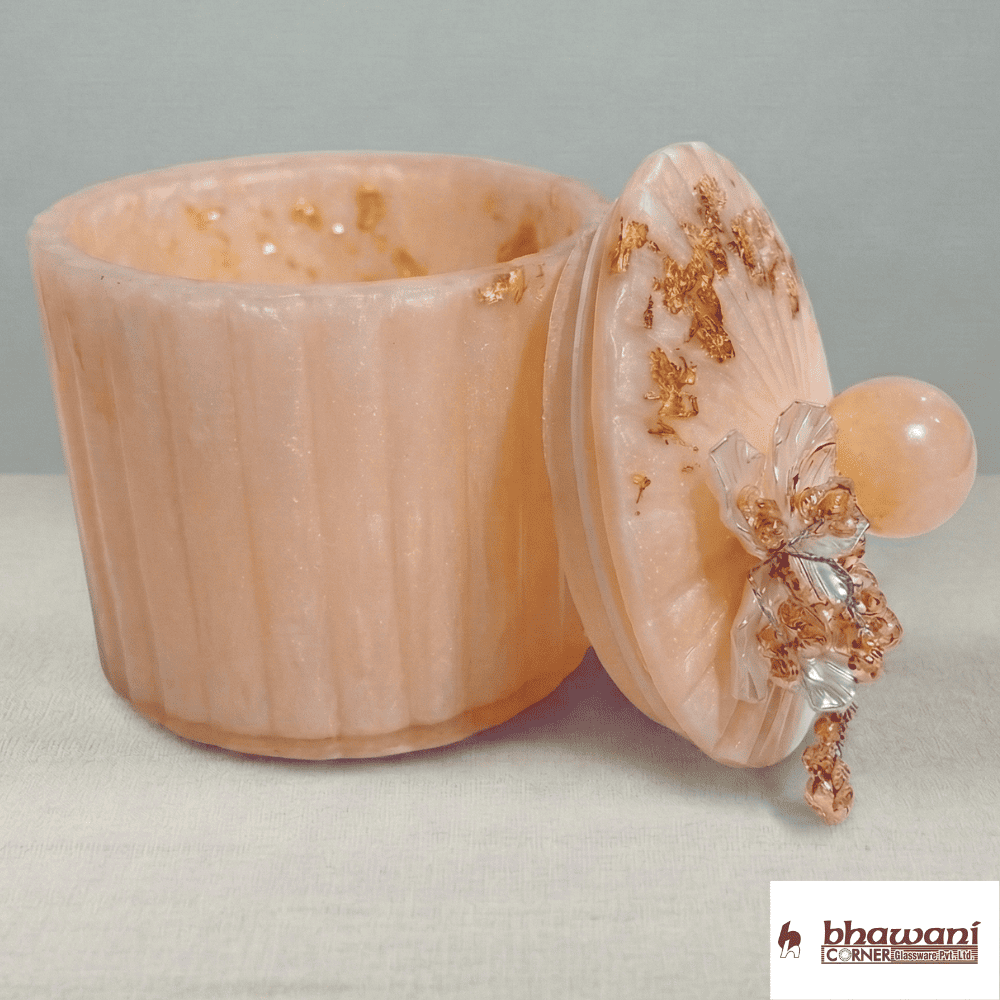 PEACH N PEARL – RESIN AIRTIGHT JAR SET