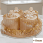 PEACH N PEARL – RESIN AIRTIGHT JAR SET