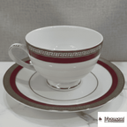 RHAYA RED – 17 PIECE PORCELAIN TEA SET