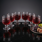 Royal Heritage Embossed Shots Appetizer Glass(Set of 6 pieces)