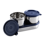Jaypee Basix Stainless Steel Lunch Box with Insulated Bag