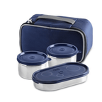 Jaypee Basix Stainless Steel Lunch Box with Insulated Bag