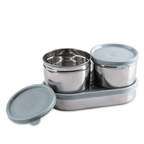 Jaypee Basix Stainless Steel Lunch Box with Insulated Bag