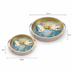 Celestial Crane Duo Tray Set