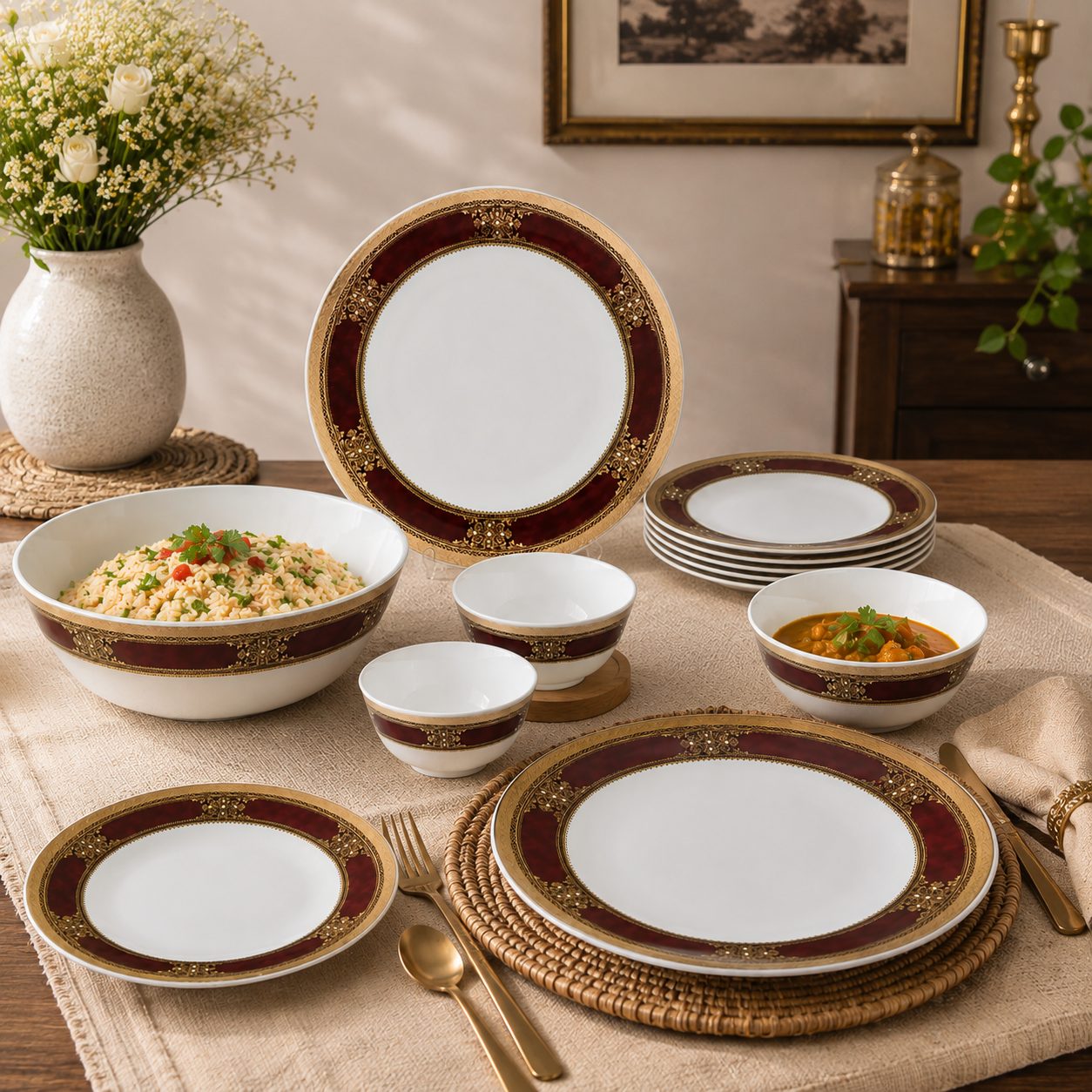 King Royal Opal 33-piece Dinner Set