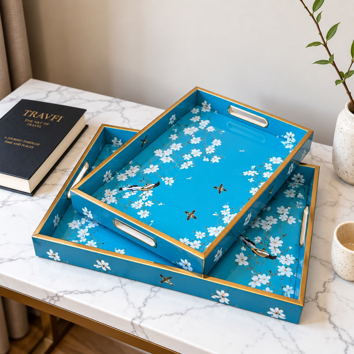 Morning Sweetness 2-Piece Tray Set