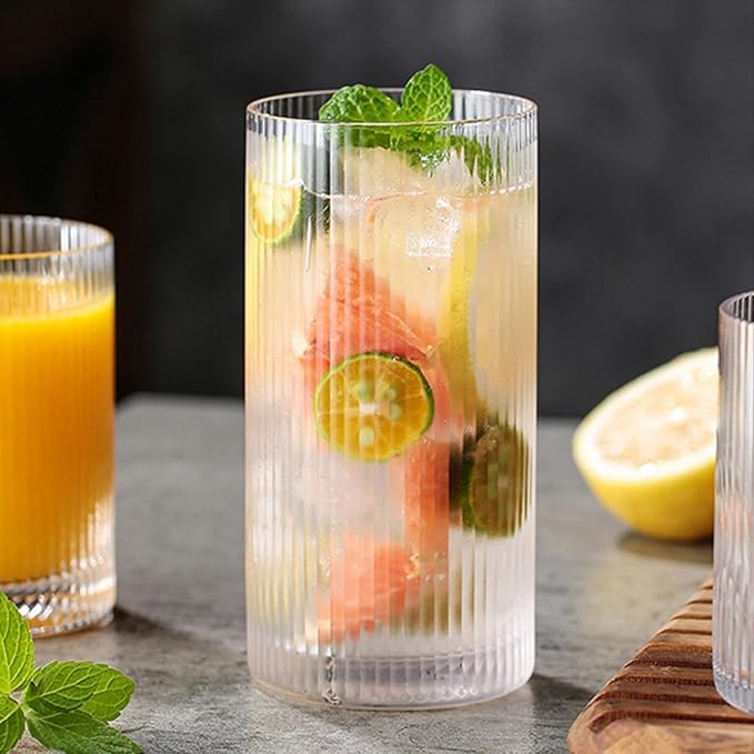 Ocean Pulse Long Drink 6 Pieces Glass Set